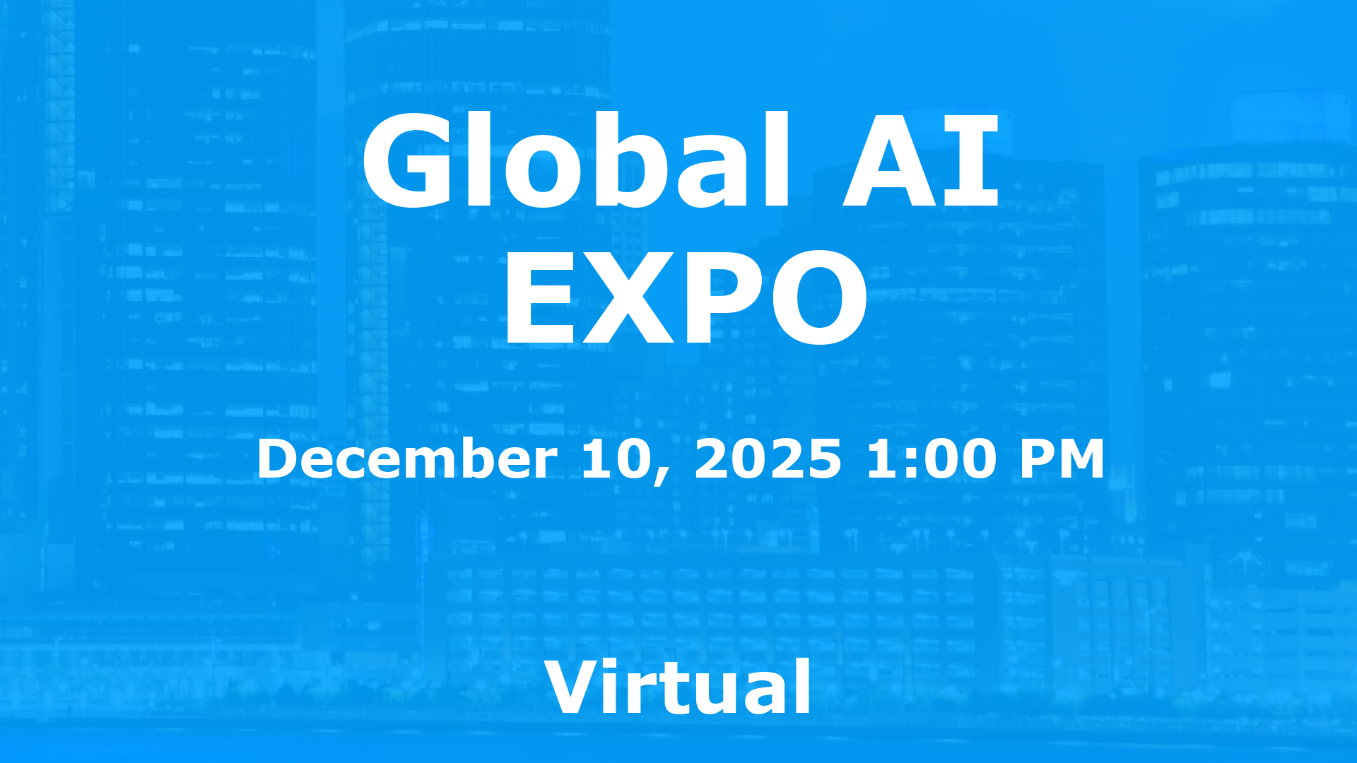 Global AI EXPO event image